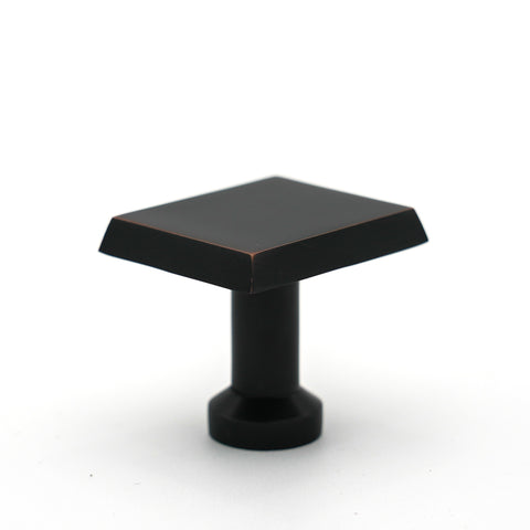 Bronze Edge Square Knob