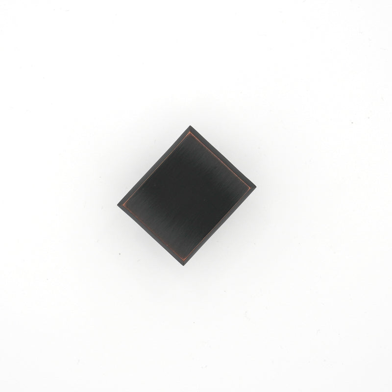 Bronze Edge Square Knob