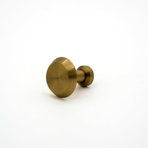 Dark Antique Brass Circle Knob