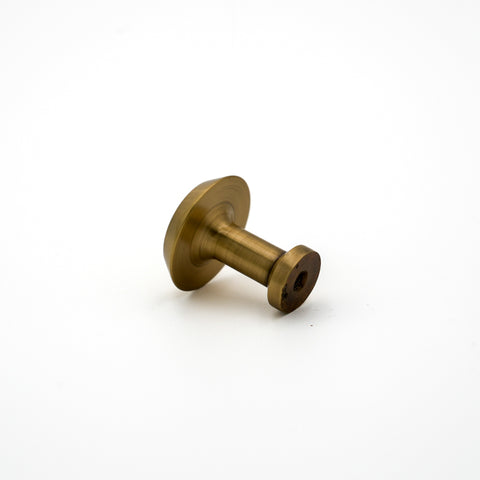 Dark Antique Brass Circle Knob hover