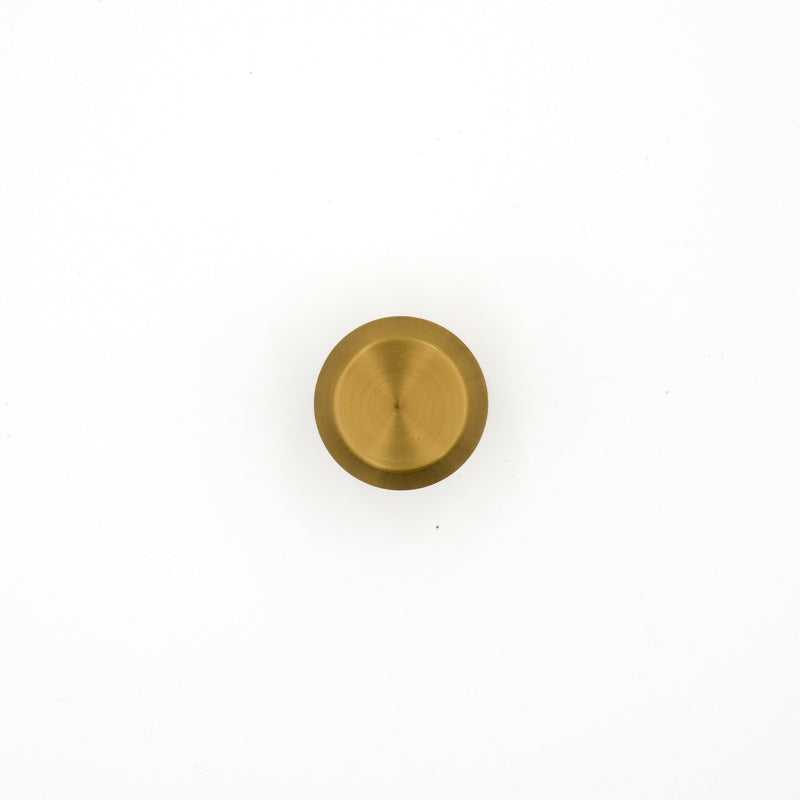 Dark Antique Brass Circle Knob