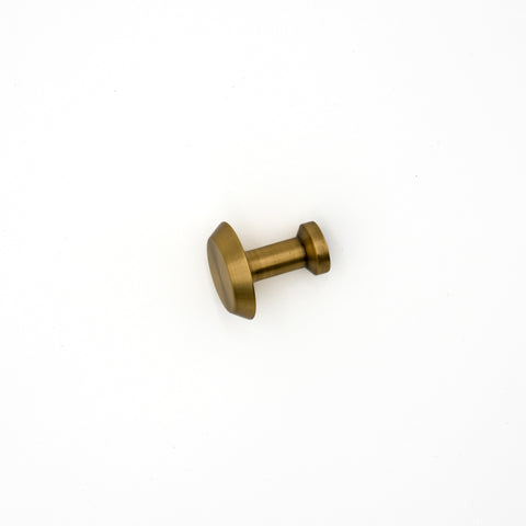 Dark Antique Brass Circle Knob