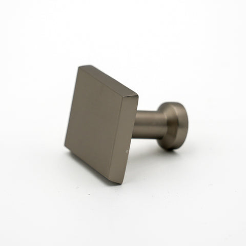 Antique Pewter Square Knob