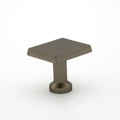 Antique Pewter Square Knob