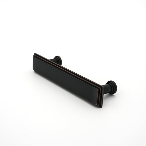 Bronze Edge Black Rectangular Pull hover