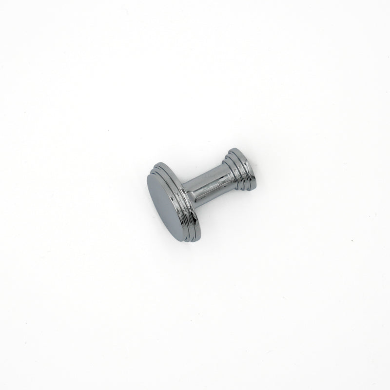 Polished Nickel Detailed Edge Circle Knob