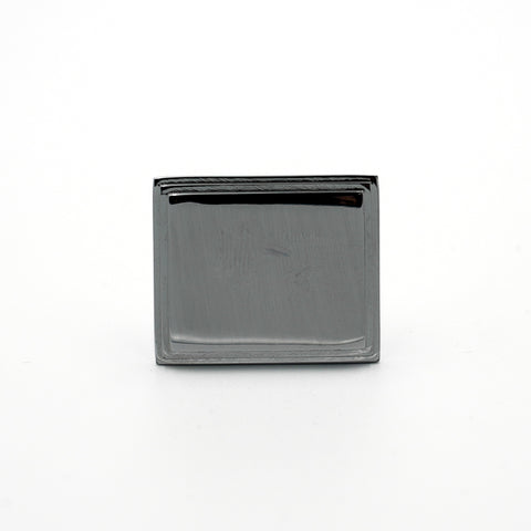 Polished Nickel Detailed Edge Square Knob