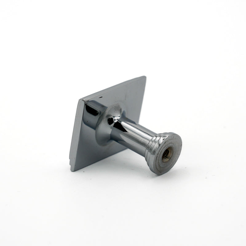 Polished Nickel Detailed Edge Square Knob