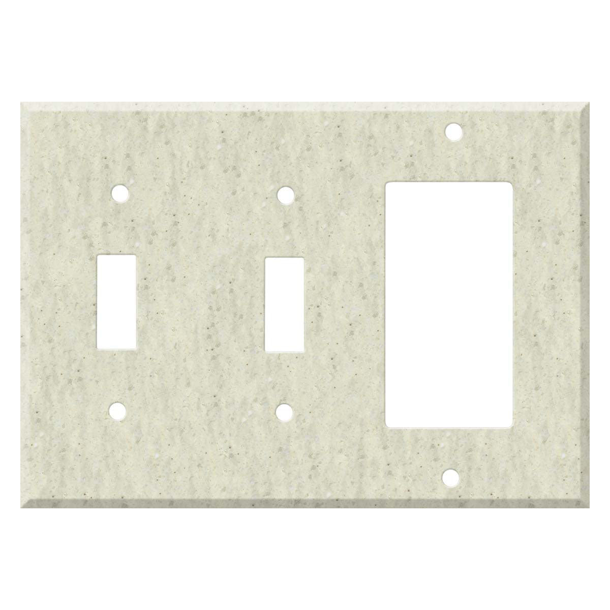 Corian Clam Shell 2 Toggle/1 GFCI Rocker Switchplates - Shop Now ...