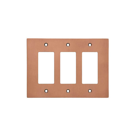 Modern Antique Wall Plates with Copper Finish