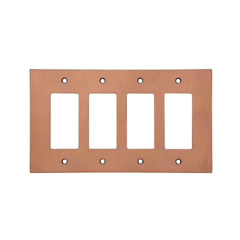 Modern Antique Wall Plates with Copper Finish