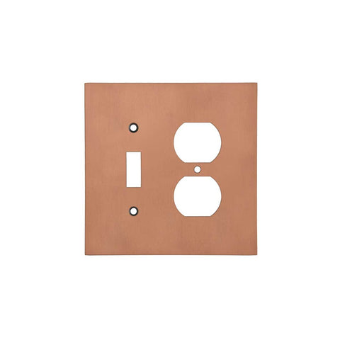 Modern Antique Wall Plates with Copper Finish