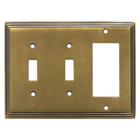 Art Deco Step Antique Brass