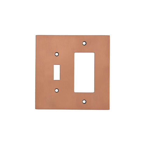 Modern Antique Wall Plates with Copper Finish