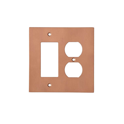 Modern Antique Wall Plates with Copper Finish