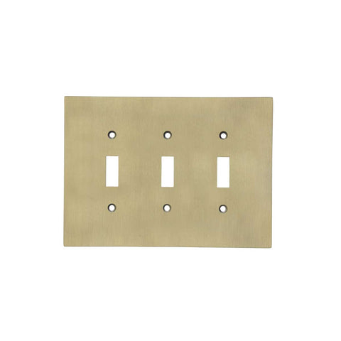 Modern Antique Wall Plates with Brass Finish