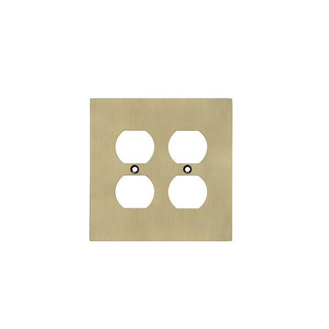 Modern Antique Wall Plates with Brass Finish