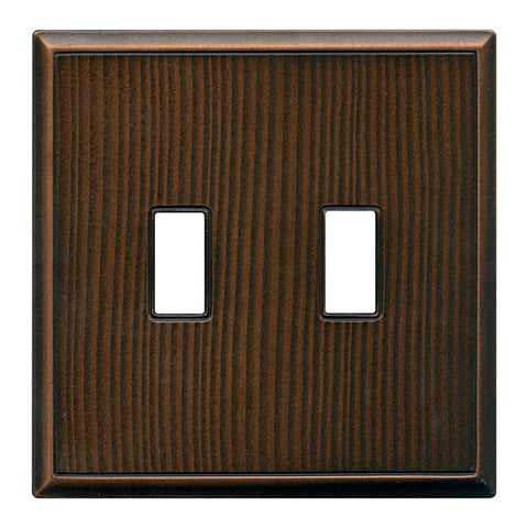 Wood Grain Oil Rubbed Bronze Cast Metal Magnetic