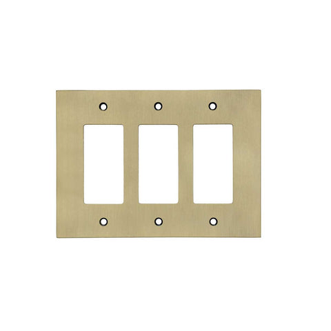 Modern Antique Wall Plates with Brass Finish