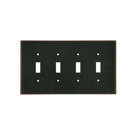 Modern Antique Wall Plates with Oil Rubbed Bronze Finish