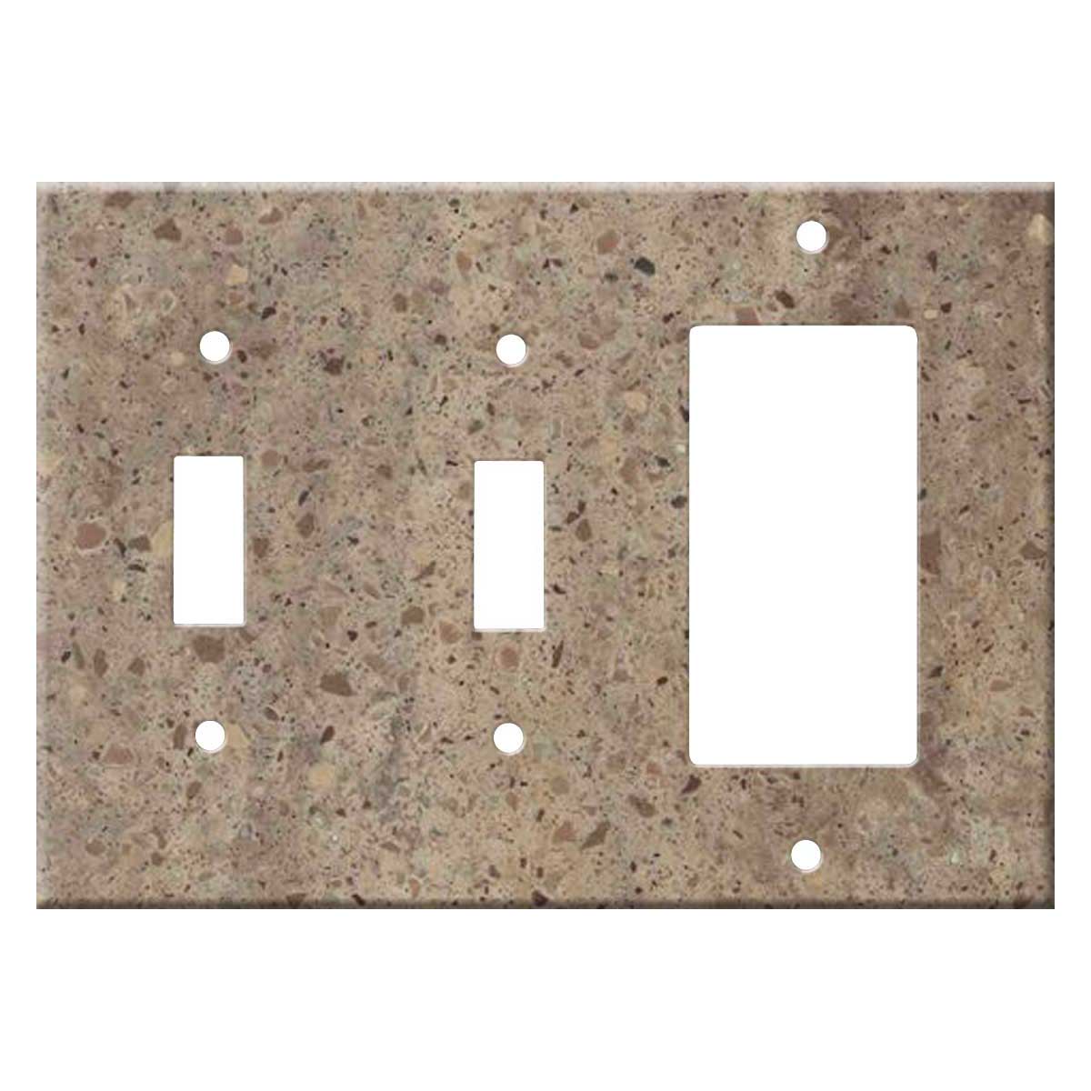 Corian Riverbed 2 Toggle/1 GFCI Rocker Switchplates - Shop Now ...