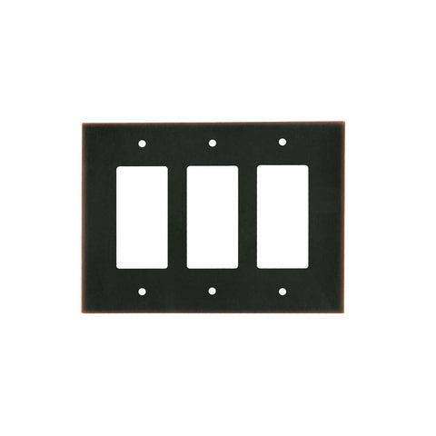 Modern Antique Wall Plates with Oil Rubbed Bronze Finish