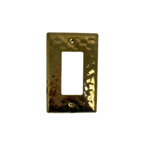 Modern Lined Antique Wall Plates with Nickel Finish - Double Duplex Switch Plates