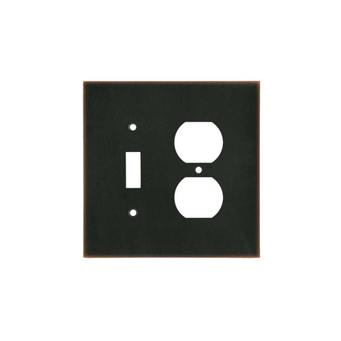 Modern Antique Wall Plates with Oil Rubbed Bronze Finish