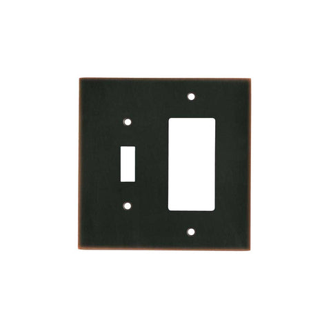 Modern Antique Wall Plates with Oil Rubbed Bronze Finish