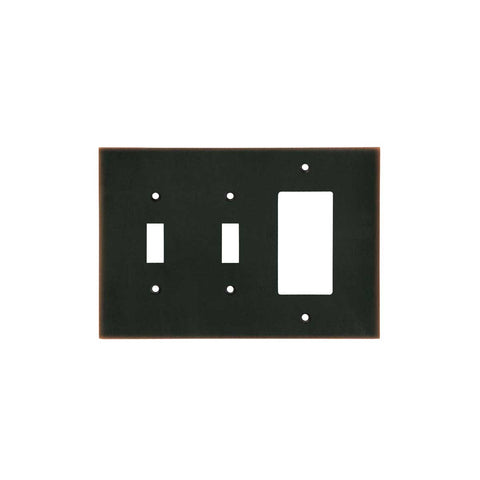 Modern Antique Wall Plates with Oil Rubbed Bronze Finish