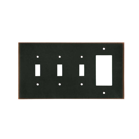 Modern Antique Wall Plates with Oil Rubbed Bronze Finish