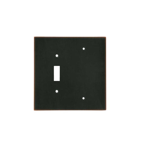 Modern Antique Wall Plates with Oil Rubbed Bronze Finish