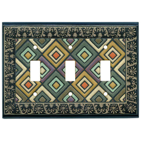 Ethnic Quilt Ceramic