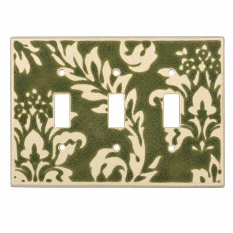 Damask Sage Ceramic - 3 Toggle