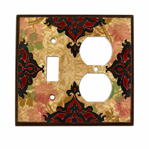 Lace Brocade Ceramic - 1 Toggle/Duplex