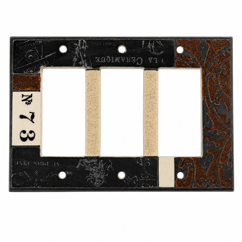 Salvage Ceramic - 3 GFI Rocker