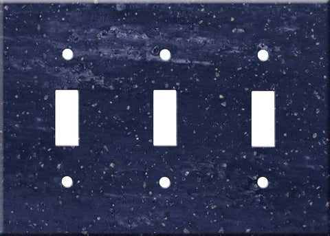 Corian Elderberry - 3 Toggle Light Switch Covers