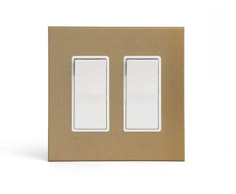 CleanPlate Gold - 2 GFI Rocker