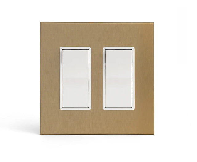 CleanPlate Gold - 2 GFI Rocker