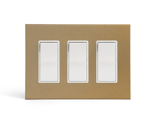 CleanPlate Gold - 3 GFI Rocker