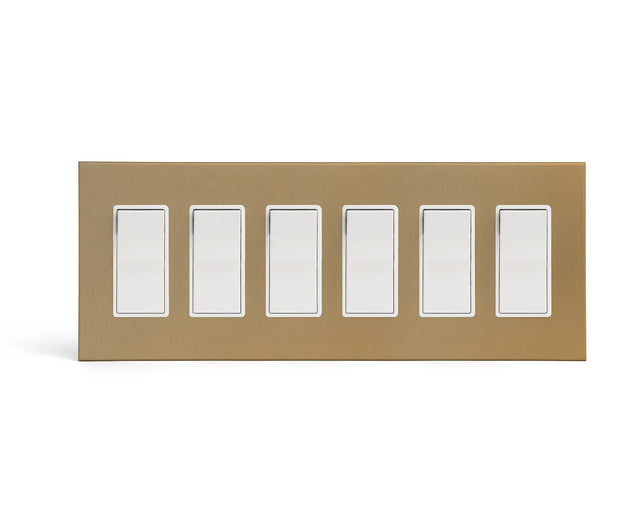 CleanPlate Gold - 6 GFI Rocker