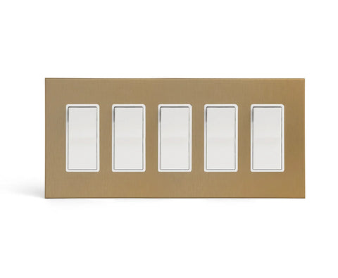 CleanPlate Gold - 5 GFI Rocker