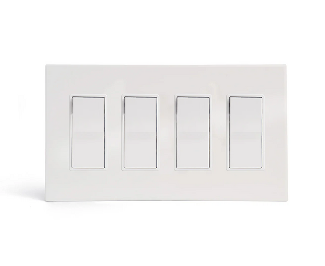 CleanPlate White - 4 GFI Rocker