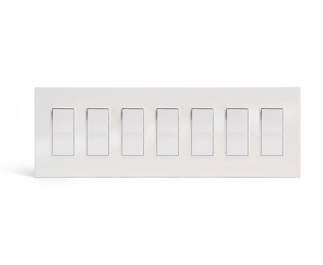 CleanPlate White - 7 GFI Rocker