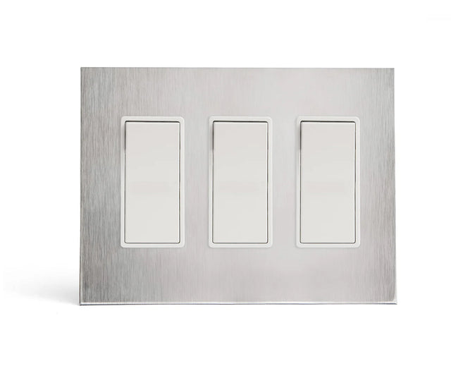 CleanPlate Stainless Steel - 3 GFI Rocker