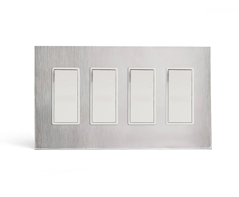 CleanPlate Stainless Steel - 4 GFI Rocker