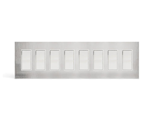 CleanPlate Stainless Steel - 8 GFI Rocker