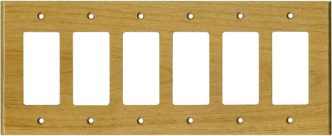 Alder Satin Lacquer - Single Toggle Switch Plates