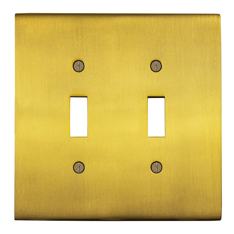 Modern Antique Wall Plates with Brass Finish