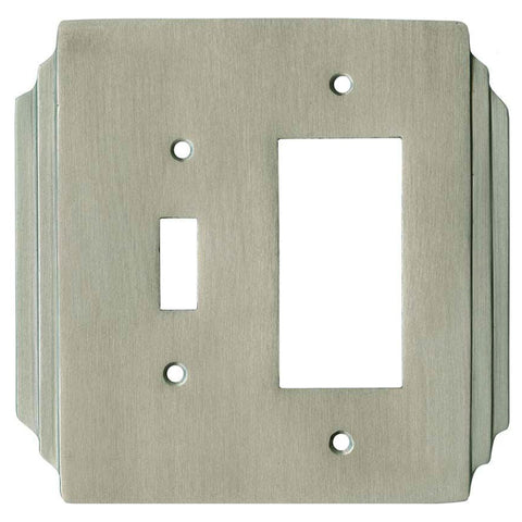 Art Deco Miami Beach Satin Nickel